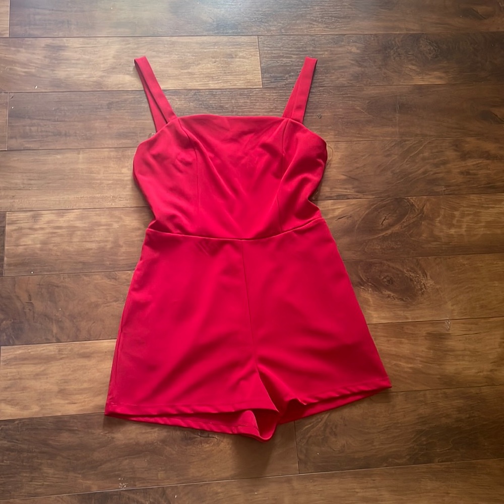 Red Romper size- medium